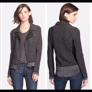 Rag & Bone Melinda Moto Jacket Womens Large